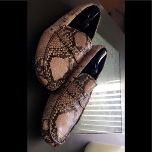 Original Prada Men snakeskin Loafers size 11